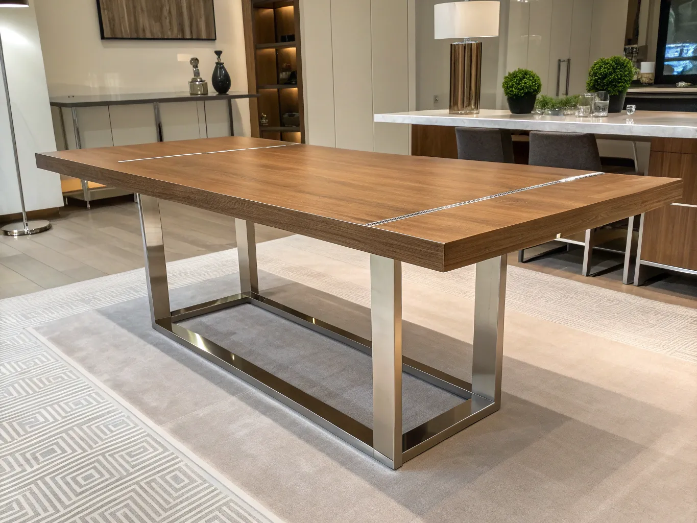 Moderne eetkamertafel